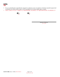 Form DC-PO-1SBLC Peace Order Supplement - Maryland (English/Chinese), Page 2