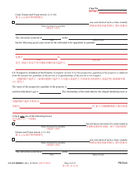 Form CC-GN-002BLC Petition for Guardianship of Alleged Disabled Person - Maryland (English/Chinese), Page 4