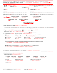 Document preview: Form DC-CV-083BLC Petition in Action of Rent Escrow/For Injunction/Writ of Summons/Order of Court - Maryland (English/Chinese)