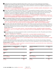 Form CC-DC-CR-072BBLC Petition for Expungement of Records (Non-marijuana/Cannabis Related Offenses) - Maryland (English/Chinese), Page 2