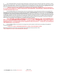 Form CC-FM-066BLC Non-resident Marriage License Application - Affidavit - Maryland (English/Chinese), Page 4