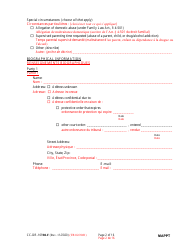 Form CC-DR-109BLF Maryland Parenting Plan Tool - Maryland (English/French), Page 2