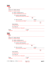 Form CC-DR-109BLF Maryland Parenting Plan Tool - Maryland (English/French), Page 3
