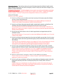 Form CC-DR-109BLF Maryland Parenting Plan Tool - Maryland (English/French), Page 6