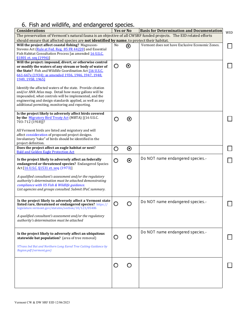 Appendix H Environmental Information Document and Environmental Report - Vermont, Page 10