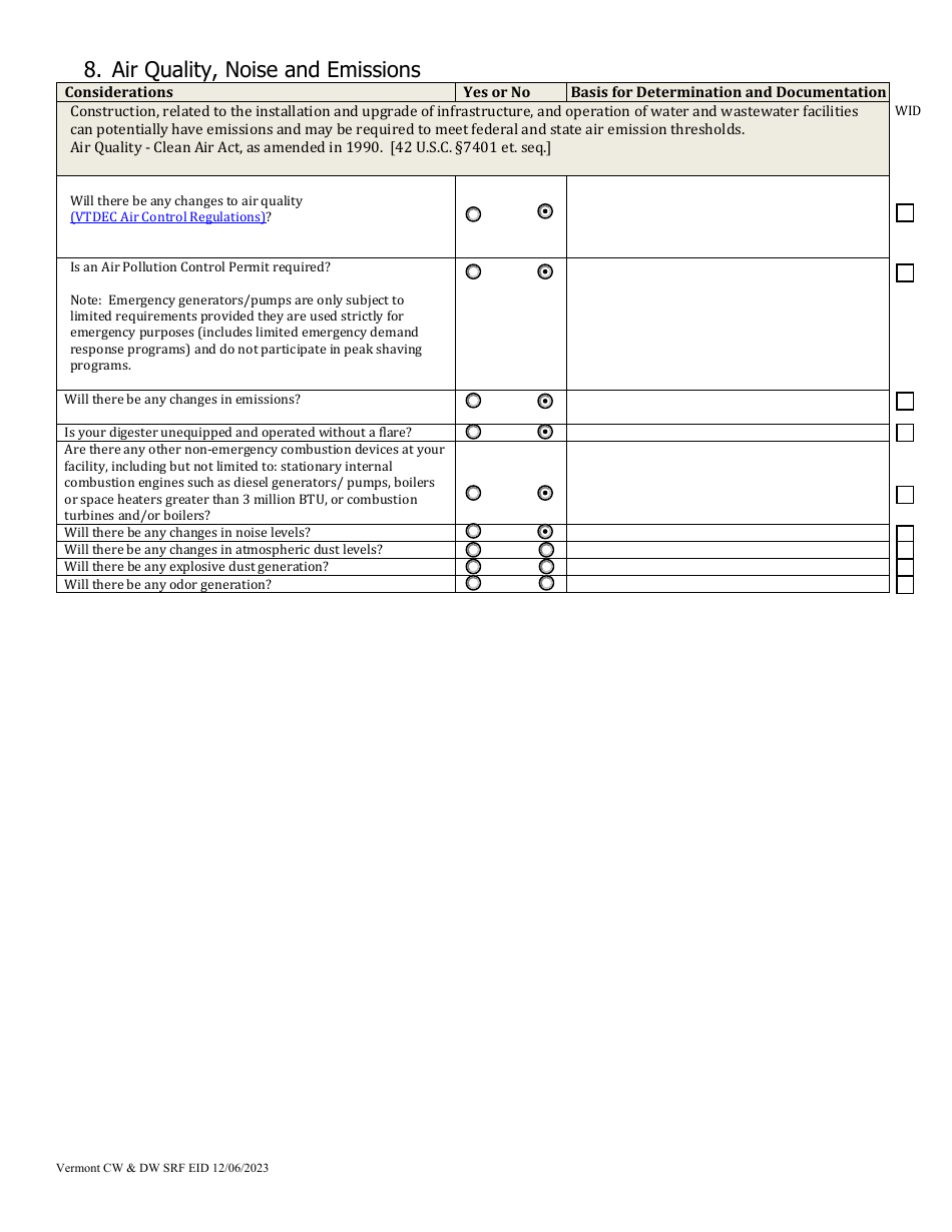 Appendix H Environmental Information Document and Environmental Report - Vermont, Page 12