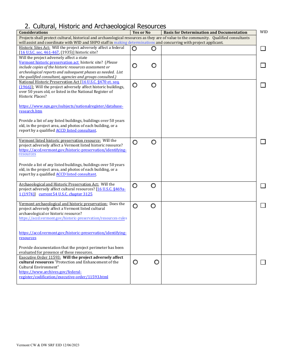 Appendix H Environmental Information Document and Environmental Report - Vermont, Page 5