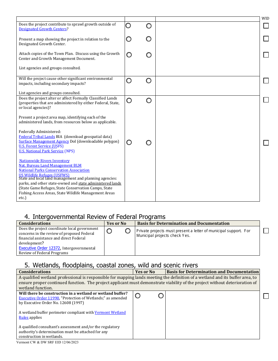 Appendix H Environmental Information Document and Environmental Report - Vermont, Page 7