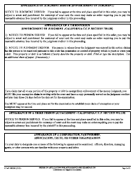 Form CV-4P ORDER Order on Application for Appearance and Examination (Enforcement of Judgment/Attachment) - California, Page 2