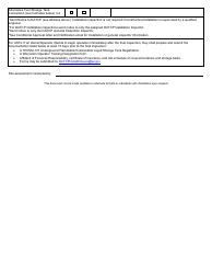Form TR-WM-121 Atcp 93 Notification Record - Wisconsin, Page 2