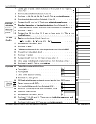 IRS Form 1040-SR U.S. Tax Return for Seniors, Page 2
