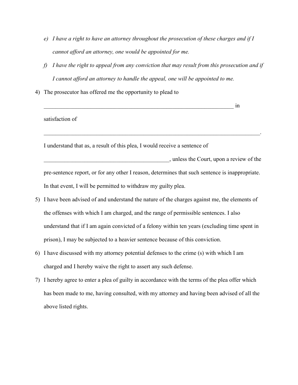Plea Agreement and Colloquy - Allegany County, New York, Page 2