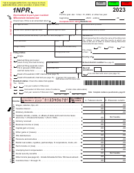 Document preview: Form 1NPR (I-050I) Nonresident and Part-Year Resident Income Tax Return - Wisconsin, 2023