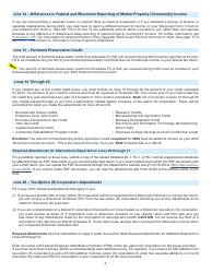 Instructions for Form 1, I-0101 Schedule AD Additions to Income - Wisconsin, Page 4