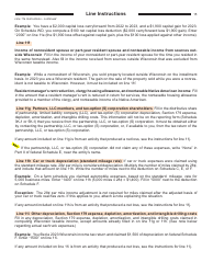 Instructions for Form I-015I, I-016I Schedule H, H-EZ - Wisconsin, Page 15