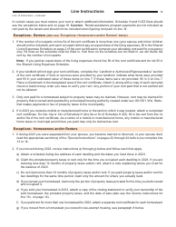 Instructions for Form I-015I, I-016I Schedule H, H-EZ - Wisconsin, Page 19