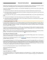 Instructions for Form I-015I, I-016I Schedule H, H-EZ - Wisconsin, Page 9