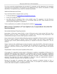 Instructions for Form 1CNS, IC-057 Composite Wisconsin Individual Income Tax Return for Nonresident Tax-Option (S) Corporation Shareholders - Wisconsin, Page 4