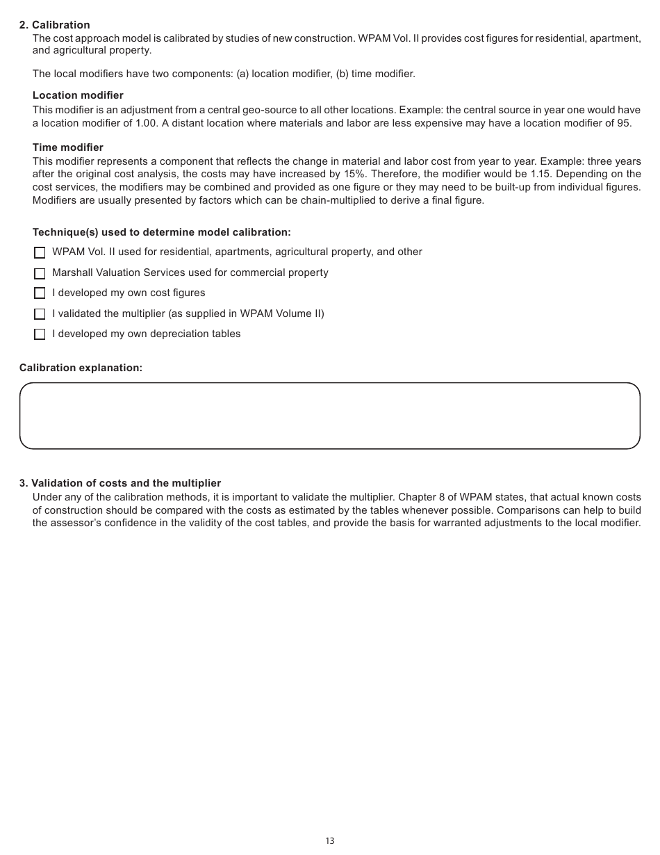 Form PR-800 Annual Assessment Report - Wisconsin, Page 13