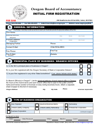 Initial Firm Registration - Oregon, Page 4