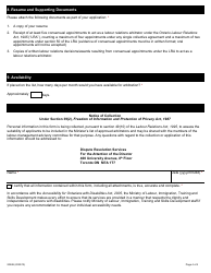 Form 2024E Application for Approval as an Arbitrator on the Minister&#039;s List - Ontario, Canada, Page 4