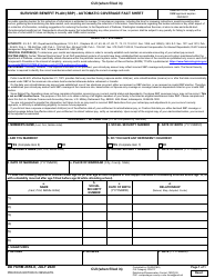 Document preview: DD Form 2656-8 Survivor Benefit Plan (SBP) - Automatic Coverage Fact Sheet