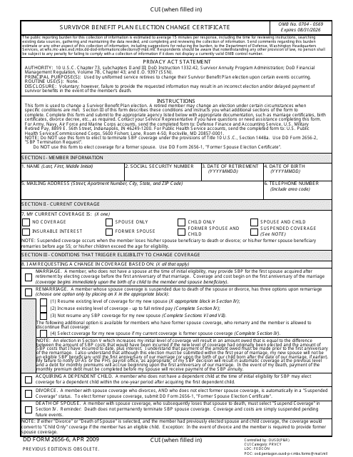 DD Form 2656-6  Printable Pdf