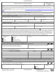 Document preview: DD Form 2656-7 Verification for Survivor Annuity