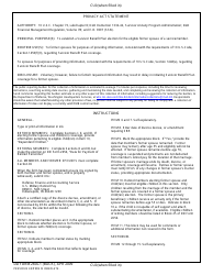 DD Form 2656-1 Survivor Benefit Plan (SBP) Election Statement for Former Spouse Coverage, Page 2