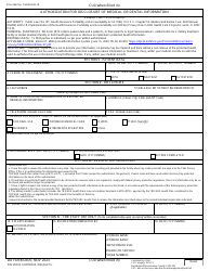 Document preview: DD Form 2870 Authorization for Disclosure of Medical or Dental Information