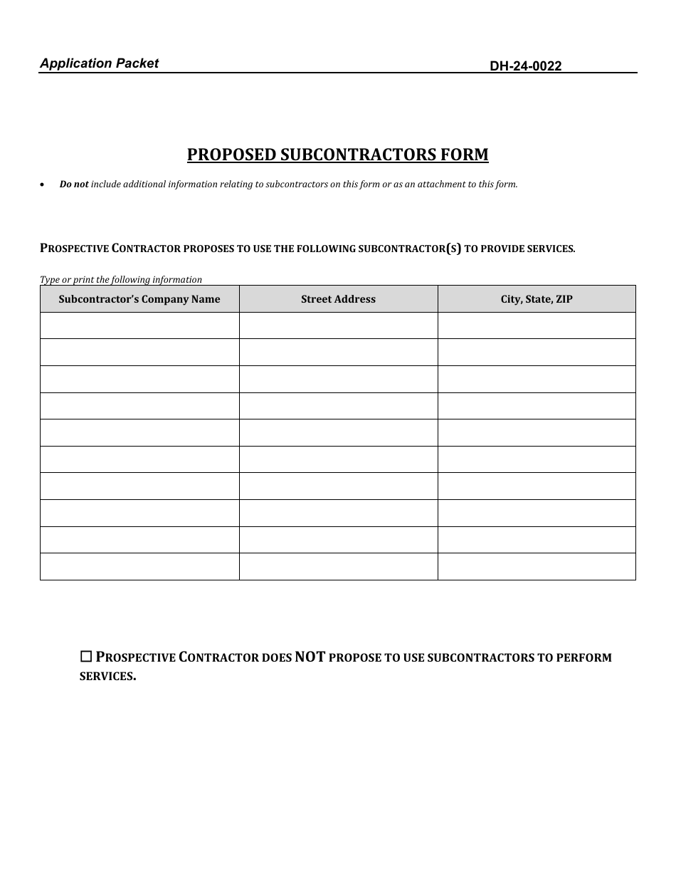 Form DH-24-0022 Notice of Funds Availability Application Packet - Charitable Clinics - Arkansas, Page 3