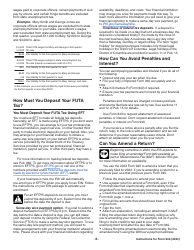 Instructions for IRS Form 940 Employer&#039;s Annual Federal Unemployment (Futa) Tax Return, Page 6