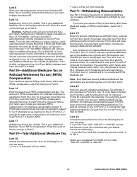 Instructions for IRS Form 8959 Additional Medicare Tax, Page 4