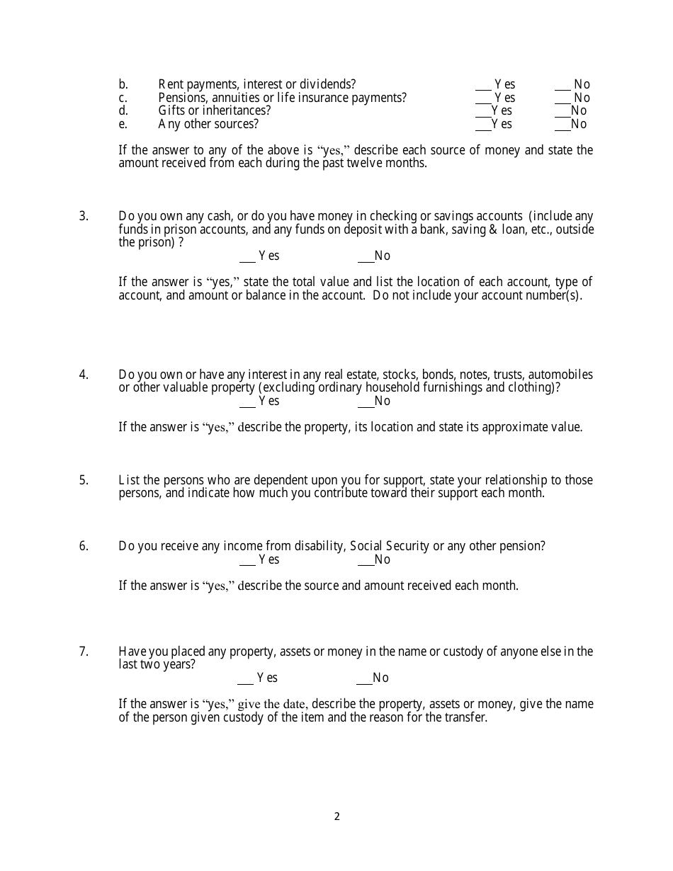 Nevada Application to Proceed in Forma Pauperis for Inmate - Fill Out ...