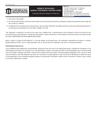 Form R-1116 Remote Retailers Annual Statement - Louisiana, Page 3