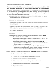 Model Form to Assist Organizations/Individuals Filing a State Complaint - Nevada, Page 4