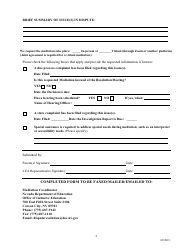 Request for Mediation Form - Nevada, Page 2