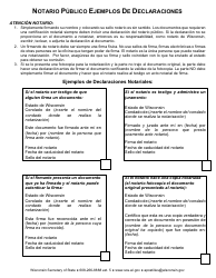 Formulario De Explicacion De Rechazo De Documento - Wisconsin (Spanish), Page 2
