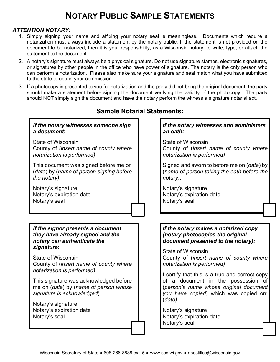 Document Rejection Explanation Form - Wisconsin, Page 2