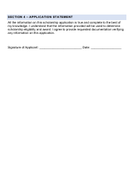 Vermont Direct Care Initiative Scholarship Program Application - Vermont, Page 4