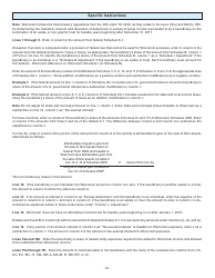 Instructions for Form 2, I-020, I-021 Schedule 2K-1 - Wisconsin, Page 20