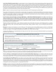 Instructions for Form 2, I-020, I-021 Schedule 2K-1 - Wisconsin, Page 9