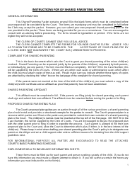 Complaint/Motion for Shared Parenting - Warren County, Ohio