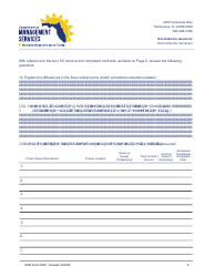DMS Form CM01 Contractor Experience Questionnaire and Financial Information - Florida, Page 6