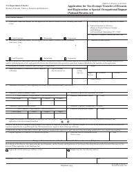 ATF Form 3 (5320.3) Application for Tax-Exempt Transfer of Firearm and Registration to Special Occupational Taxpayer (National Firearms Act), Page 3