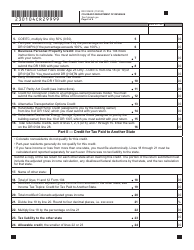 Form DR0104CR Individual Income Tax Credit Schedule - Colorado, Page 2