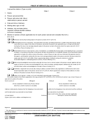 Form CLERK580 2170 063B Citation - Freedom From Parental Custody and Control (Abandonment) (Re: Adoption) - County of Kern, California, Page 2