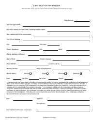 Document preview: Form FCS-001 Identification Information - County of Kern, California