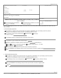 Document preview: Form KRN SUP CRT CR-1124 Order After Petition/Application (Health and Safety Code, 11361.8) - Adult Crime(S) - County of Kern, California