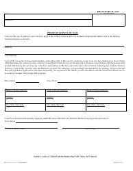 Form KRN SUP CRT FL-2327 Family Law at-Issue Memorandum for Trial Settings - County of Kern, California, Page 2